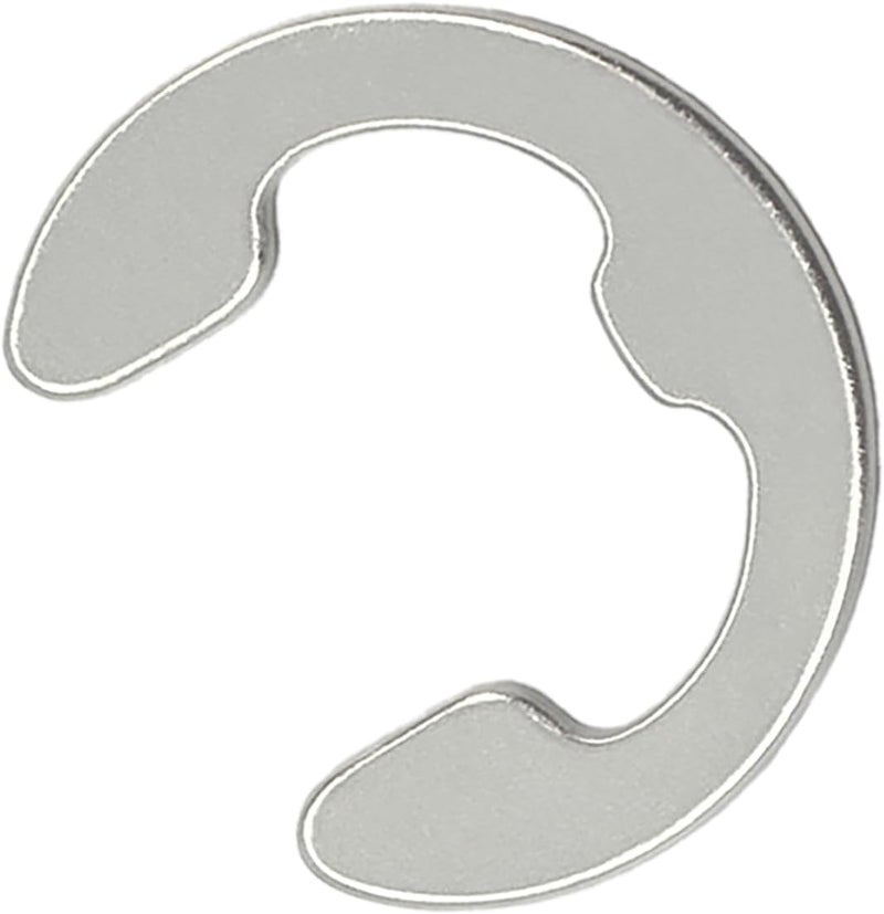 NACX M9 Stainless Steel External Circlips E-Clip Retaining Shaft Snap Rings, 150PCS - Image 1